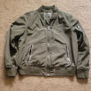 Levis Strausse Olive Bomber Jacket